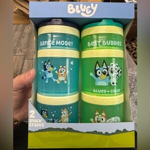 Whiskware Bluey Dance Mode & Best Buddies Snack Containers